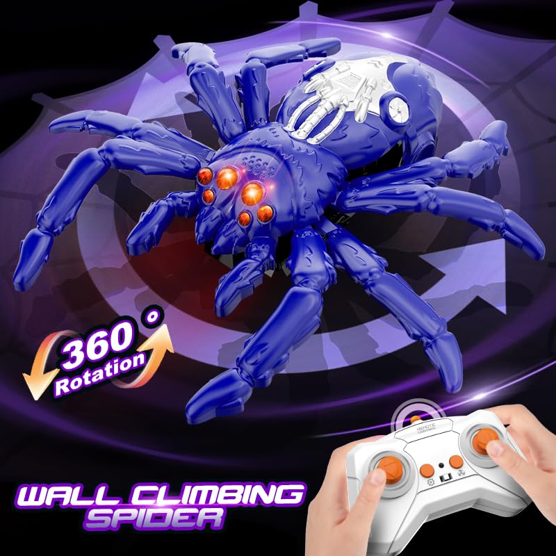 ZIVWAGX 2026 Newly Wall Crawler Gecko, Rechargeable Remote Control Robot Kids Toys, Children's Remote-Controlled Gecko Crawling toyWall Climbing Toy
