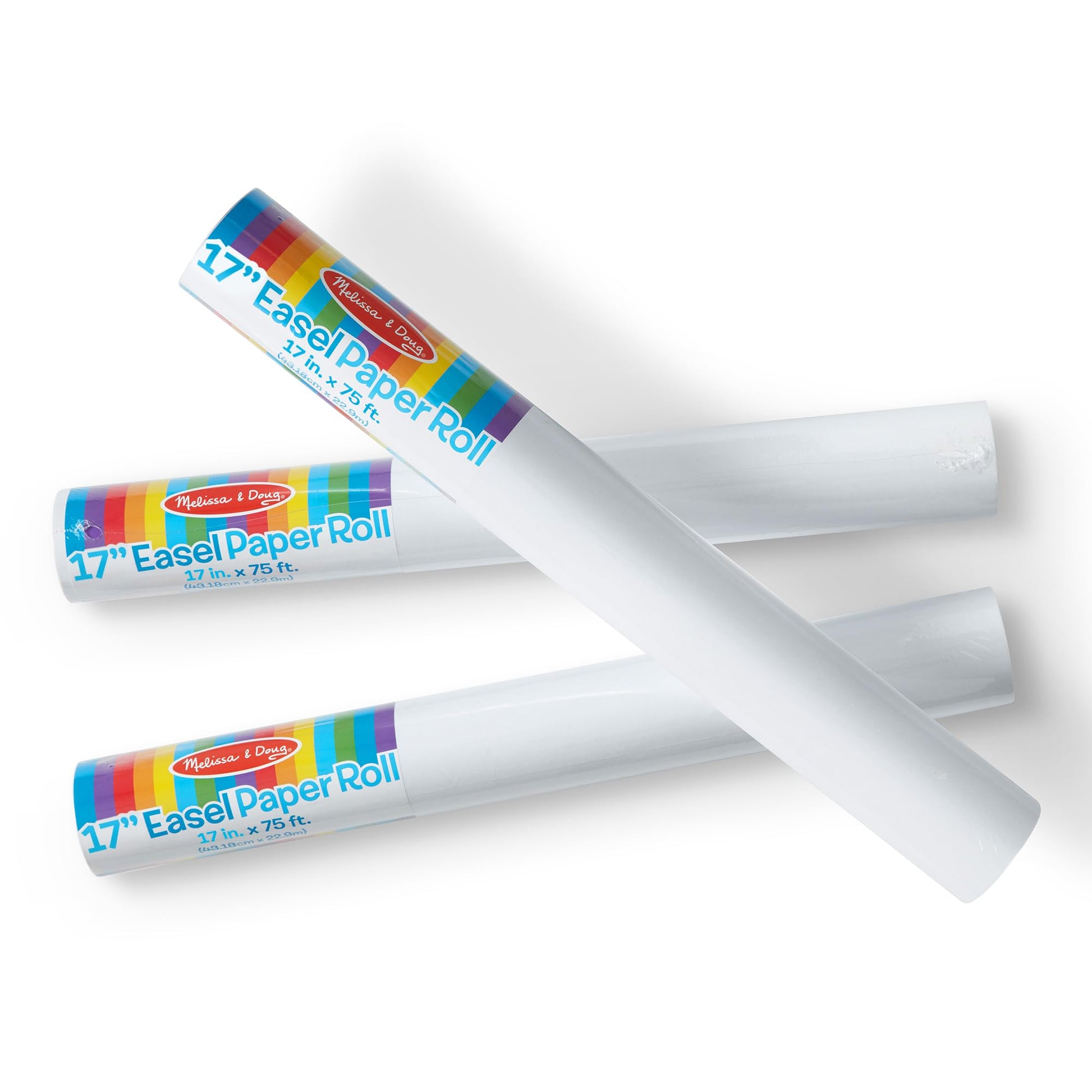 Melissa & Doug Deluxe Easel Paper Roll Replacement (17 inches x 75 feet) - 3-Pack Deluxe Easel Paper Roll Replacement (18 inches x 75 feet) - 3-Pack -