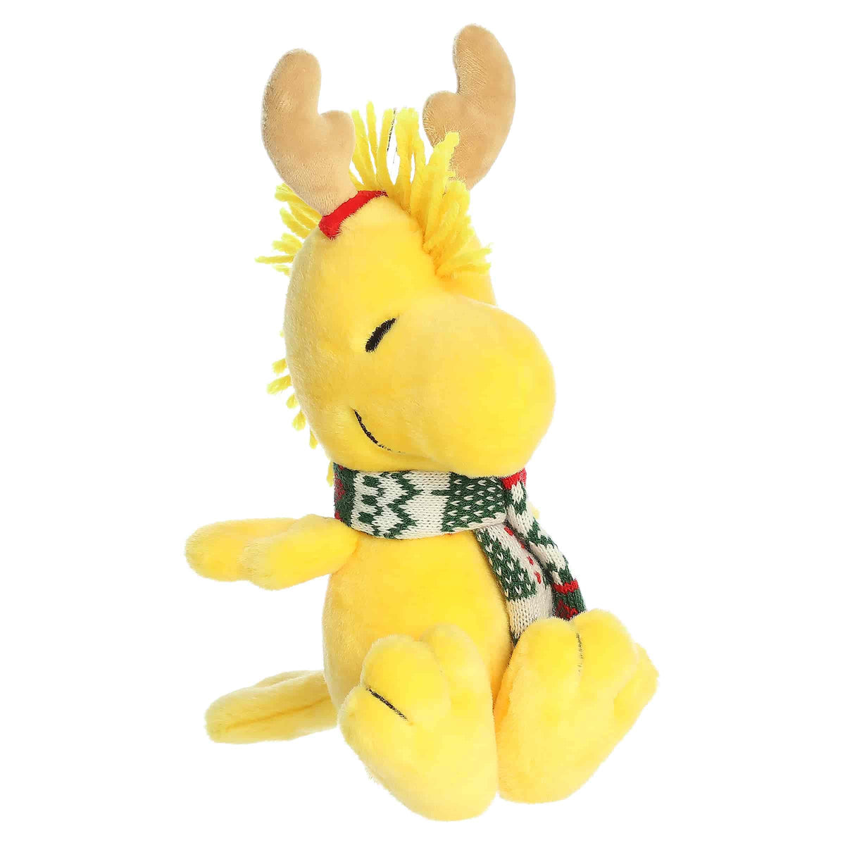 Aurora Peanuts 7" Reindeer Woodstock Festive Plush