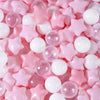 TRENDPLAY Star Ball Pit Balls for Toddlers -100 Count Star Balls Different Shapes, Non-Toxic Plastic Balls for Safe Play, Boys Girls Festival Party