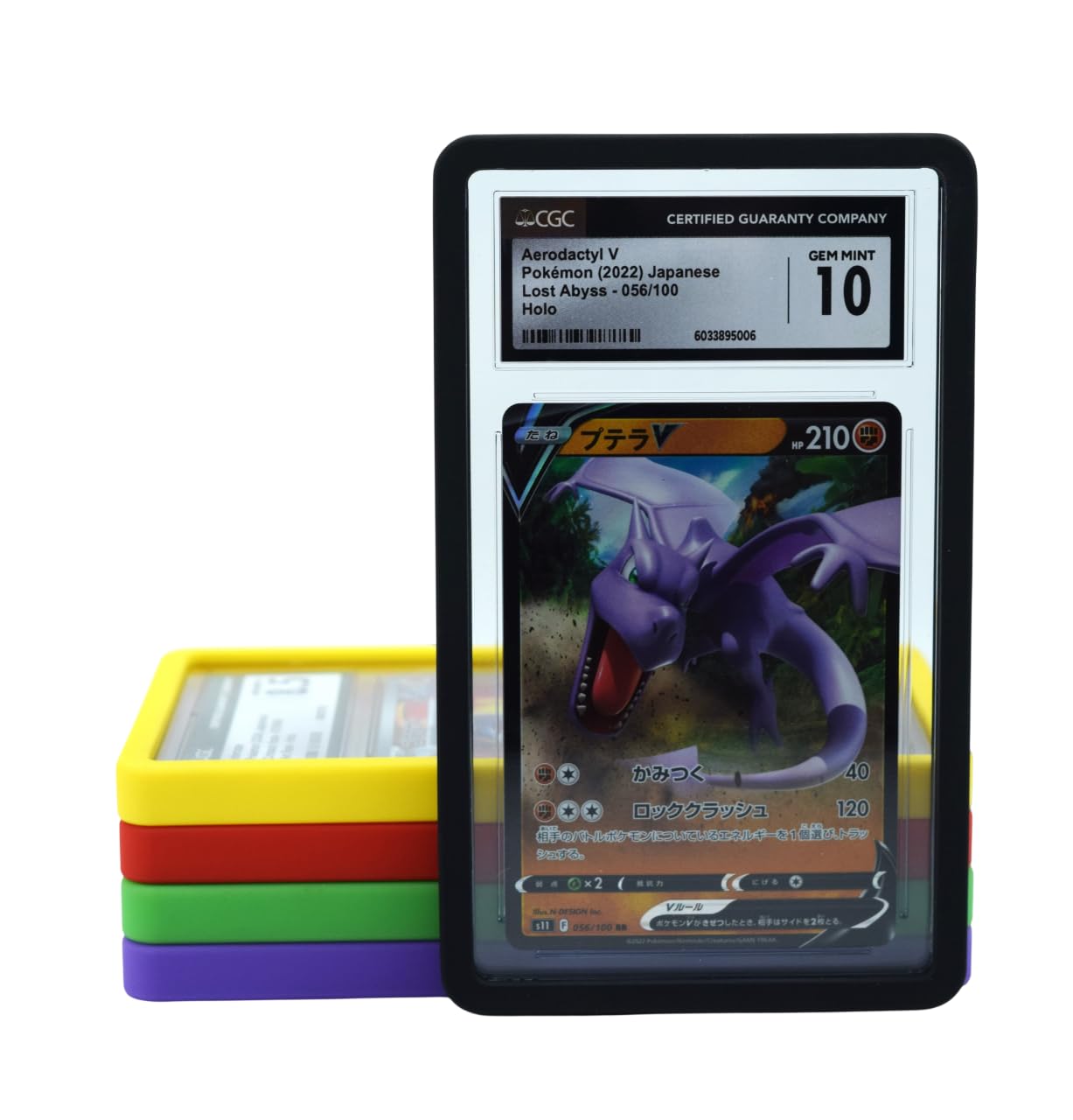 ProGuard Cards CGC Slab Guard for Standard Graded CGC Slabs | Exact Fit Snap Tight Protection | Shock Absorption | Matte Finish (Black)
