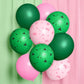 xo, Fetti Pink + Green Witch Latex Balloons - 24 pk, 12" | Birthday Decorations, Wizard Decor, Bachelorette Supplies, Girls Party Favor