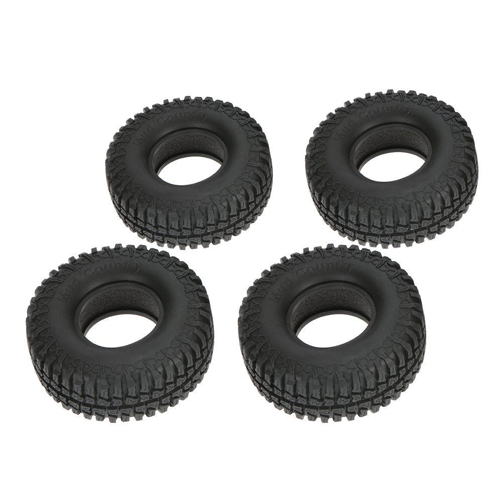 Goolsky 4Pcs Austar 1.9" 100mm 1/10 Scale Tires for 1/10 RC4WD D90 Axial SCX10 RC Rock Crawler