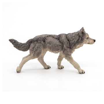 Papo - Realistic Grey She-Wolf Figure Toy for Kids - Ages 3+ - Wild Life Collection - Educational Play Pack Life - Gift Idea Toy for Girls and Boys
