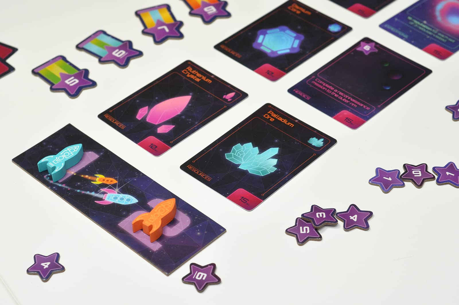 Last Night Games Galaxy Rush | 2 Player Strategic Card Game with Engine Building, Set Collection, Card Drafting and Racing