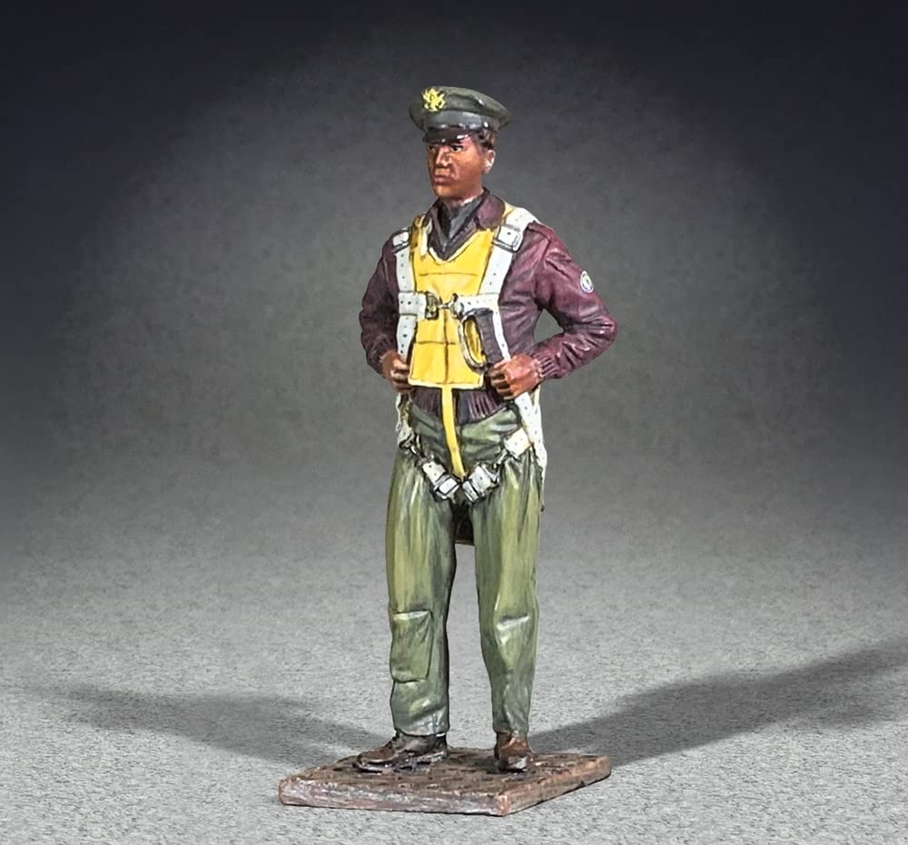 W. Britain Museum Collection 10104 U.S.A.A.F. Tuskeegee Airman 1943-1945 1:30 Scale Metal