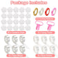 38-in-1 Balloon Arch Garland Kit, 6 Rolls 98ft Tape Strips, 6 Rolls 600 Glue Dots, 20 Flower Clips, 4 Ribbons and 2 Tie Tools for Birthday Wedding