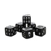Pacific Giftware Decorative Black Skull Dice of Death 1.5 Inches Each Set of 6