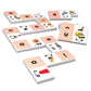 Junior Learning Short Vowel Dominoes Educational Action Games, Multi (JL493)
