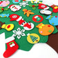 MYHJL DIY Felt Christmas Tree Merry Christmas Decoration for Home Xmas Gifts Cristmas Tree Ornaments New Year 2024(02#)