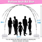 Balloon Arch Kit and Balloon Pump, 9Ft Tall & 10Ft Wide Adjustable Balloon Arch Stand Kit with Electric Pump, Balloons and Accessories for Birthday