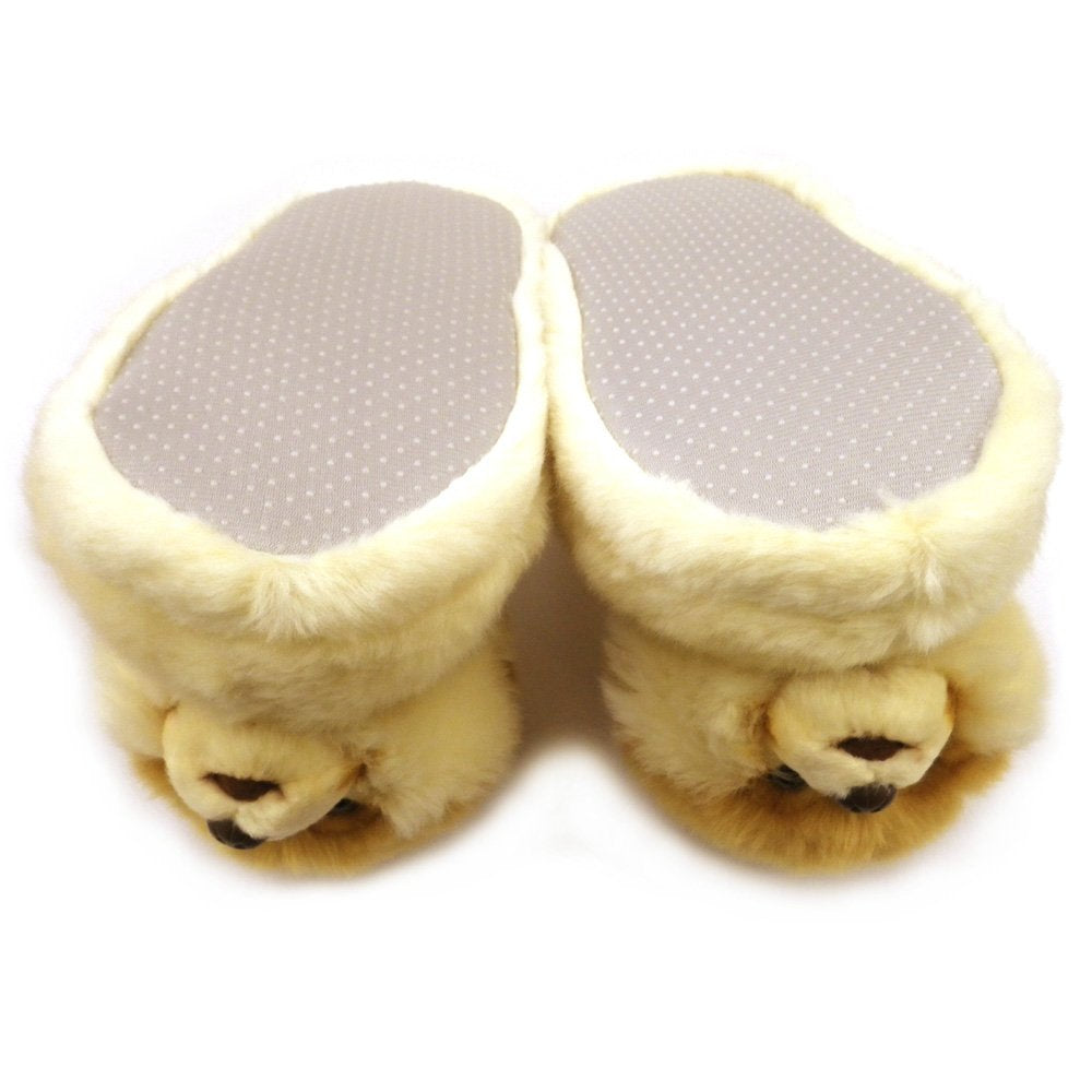 Gund Boo The World's Cutest Dog Child Sized Slippers 11" Plush, One Size