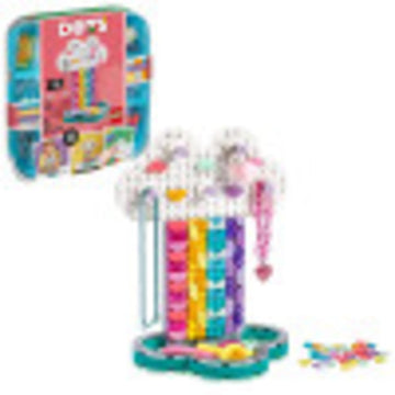 LEGO DOTS Rainbow Jewelry Stand 41905 DIY Craft Decorations Kit, A Fun Toy for Kids who Like Creating Arts and Crafts Bedroom Decor Accessories (213
