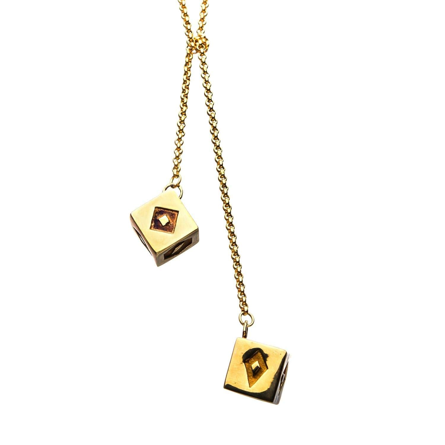 STAR WARS Han Solo Corellian Gold 3D Dice Necklace