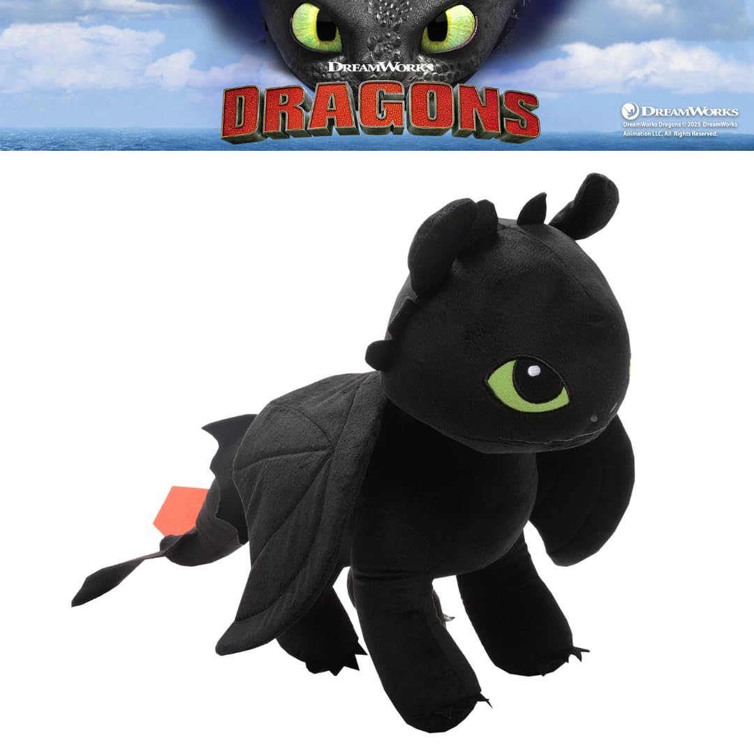 How To Train Your Dragon Toothless Bedding Super Soft Cozy Cuddle Pillow Buddy, (Officially Licensed Product) By Franco Collectibles