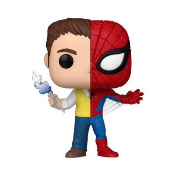 Funko POP Marvel: Split - Spider-Man - Spider-Man/Peter Parker - Marvel Comics - Collectable Vinyl Figure - Gift Idea - Official Merchandise - for