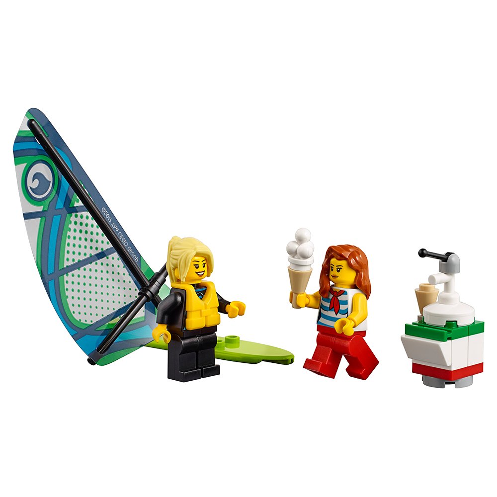 LEGO City Town People Pack - Fun at The Beach 60153 Building Kit (169 Piece)