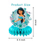 8Pcs Princess Jasmine Table Centerpieces Birthday Party Supplies Double Side Table Decorations for Kids Party Decorations