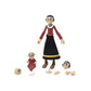 Boss Fight Studio Olive OYL Popeye Classics Wave 1 Action Figure - Highly Articulated Figurine with Accessories Including Swee’ Pea, Fabric Skirt