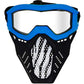 2 Pack Tactical Toy Mask Compatible with Toy Gun Party, for Apollo, Zeus, Khaos, Atlas, Artemis Blasters Rival Toy Mask (Yellow&Blue)