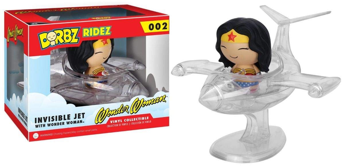 Funko Dorbz Ridez: Wonder Woman Invisible Jet Action Figure