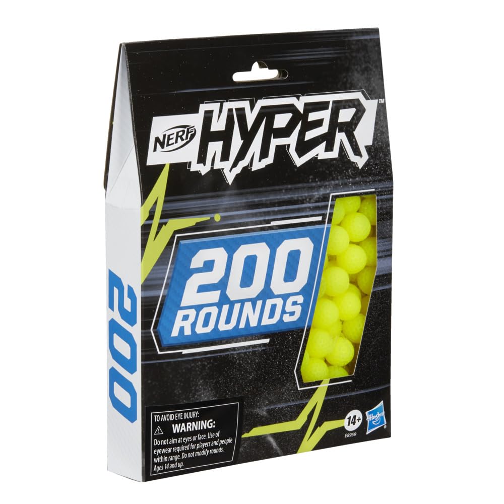 Nerf Hyper 200-Round Refill - 200 Rounds for Hyper Blasters, Stock Up