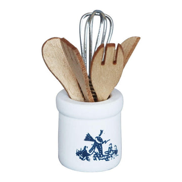 1Set 1/12 Miniature Kitchen Utensils Dollhouse Decoration Accessories, DIY Micro Landscaping Decor