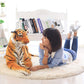 TONGMAN TONGMANSimulated Tiger Plush Toy - 23.6 inches (Including Tail Measurement) Cute Giant Tiger Plush Toy Tiger Plush Pillow Huggable Reptile
