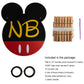 CHuangQi Mouse Themed Birthday Party Photo Banner & “ONE” High Chair Banner, NB to 12 Month Photo Banner, 1st Birthday Supplies, Baby Shower