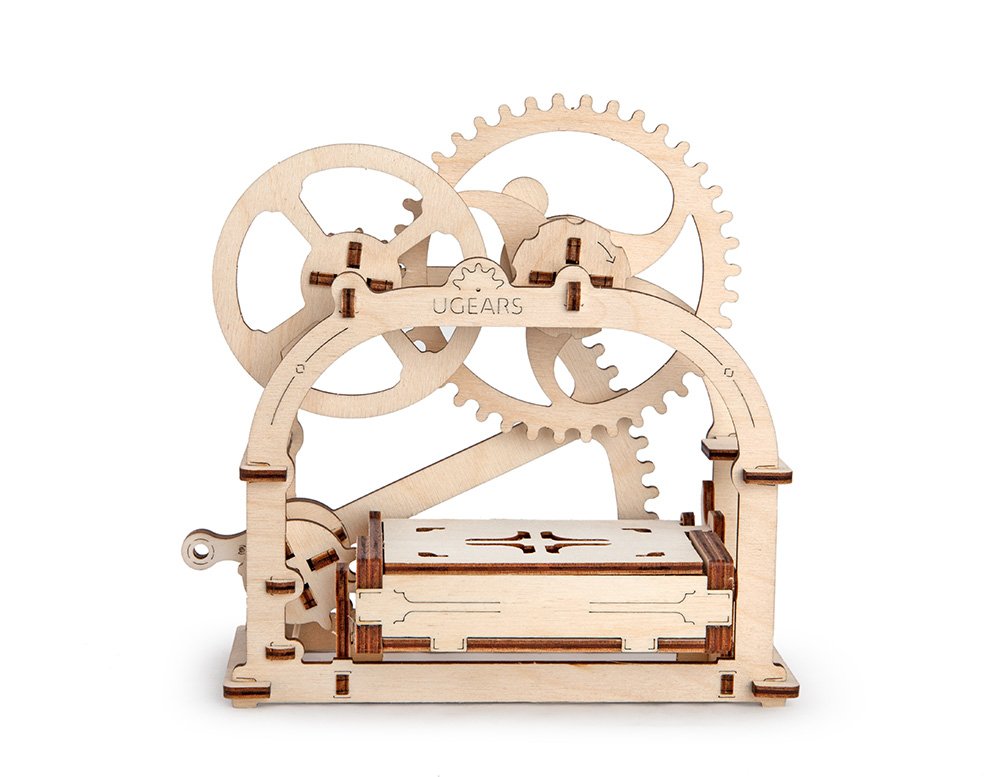UGEARS 3D Self Propelled Model Mechanical ETUI Box