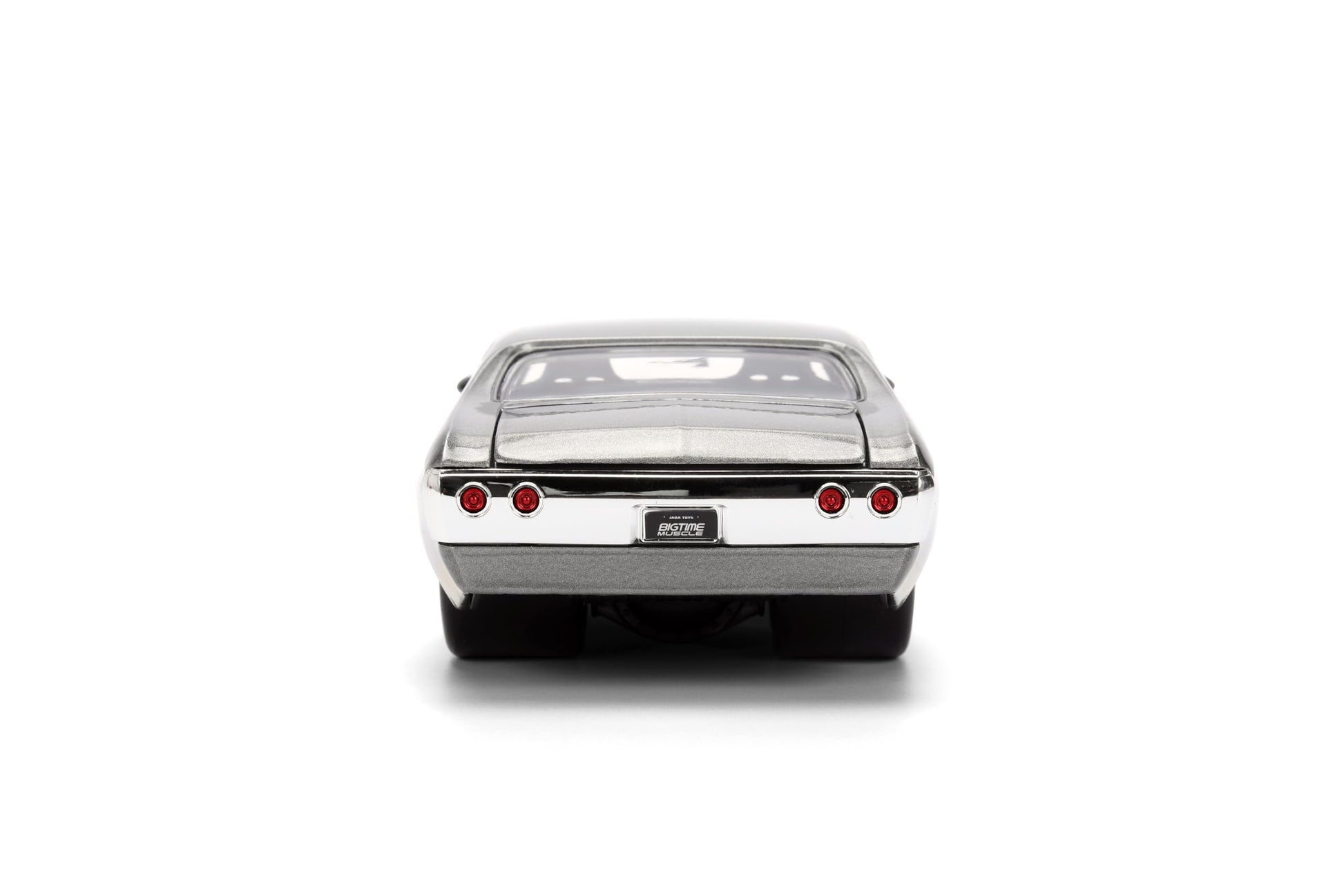 Jada Toys Bigtime Muscle 1:24 1971 Chevy Chevelle Die-cast Car - Opening Doors, Hood, Trunk, Rubber Tires(Metallic Grey)