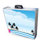 PARTYPONG 8-Foot Folding Beer Pong Table - Hibiscus Edition (Base Model)
