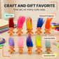 Yintlilocn 10pcs 1.2" Mini troll Dolls, Assorted Hair Colors Lucky trolls