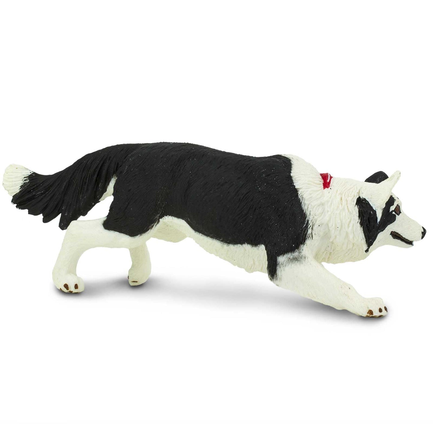 Safari Ltd. Border Collie Figurine - Detailed 5" Plastic Model Figure - Fun Educational Play Toy for Boys, Girls & Kids Ages 3+