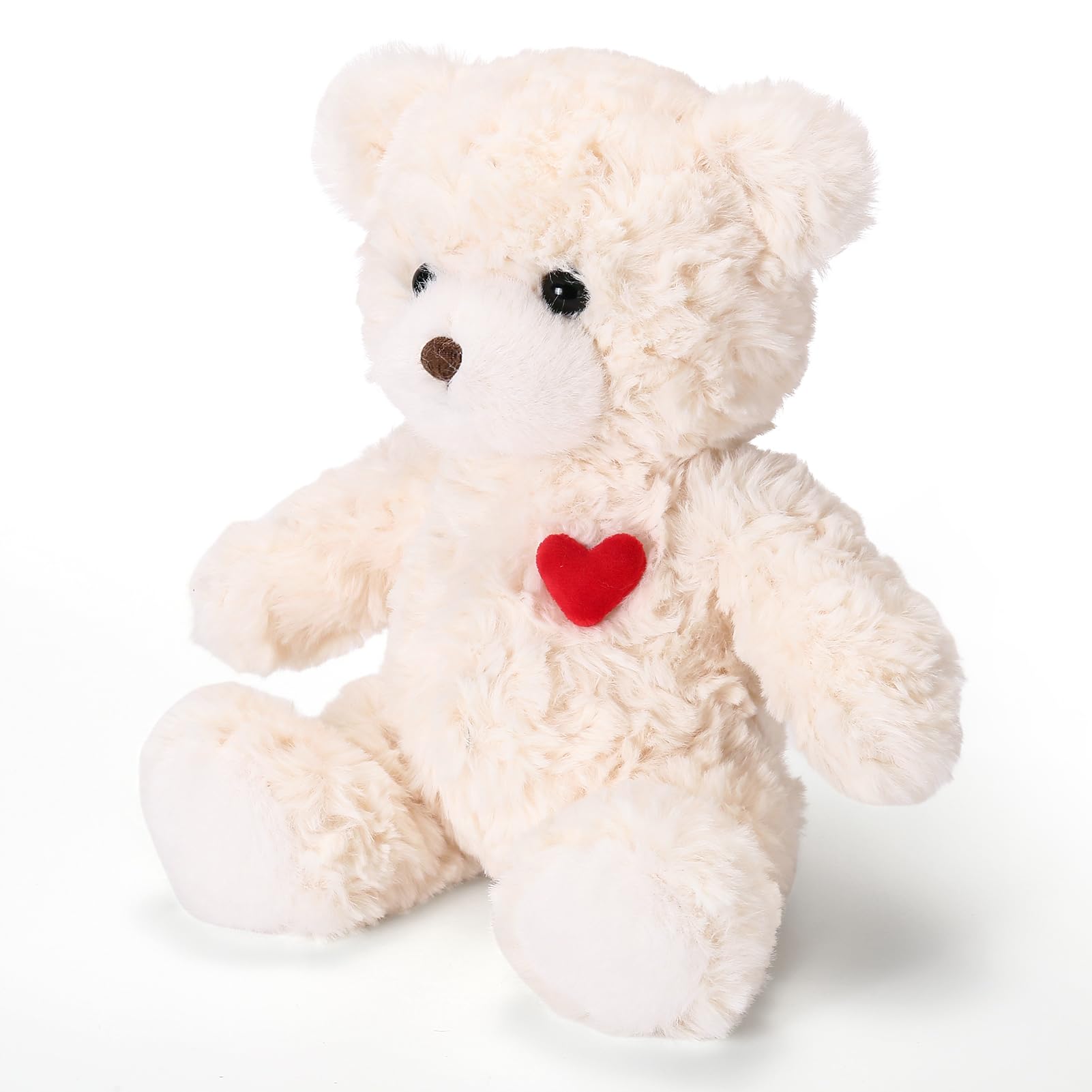 ABEARCAR Red Heart Teddy Bear Stuffed Animals,Soft Cute Teddy Bear Plushies Toy - Valentine's Day, Christmas for Kids Girlfriend
