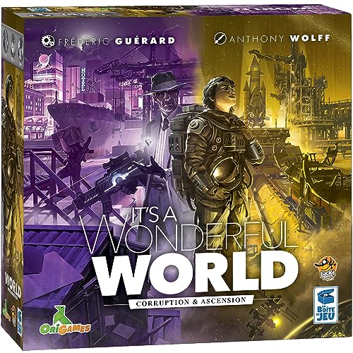 It's A Wonderful World Corruption & Ascension Board Game Expansion - Expand Your Empire with New Challenges, Ages 14+, 1-7 Players, 30-60 Minute