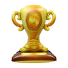 4D Giant Trophy Standing Balloon Gold Champion Foil Balloons,First Prize Balloon for Sports Party Supplies Basketball Football Soccer Birthday
