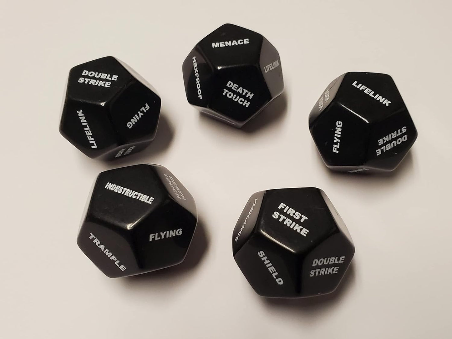 10x Deluxe 12 Sided Large Keyword & Shield Counters Compatible with Magic: The Gathering MTG CCG