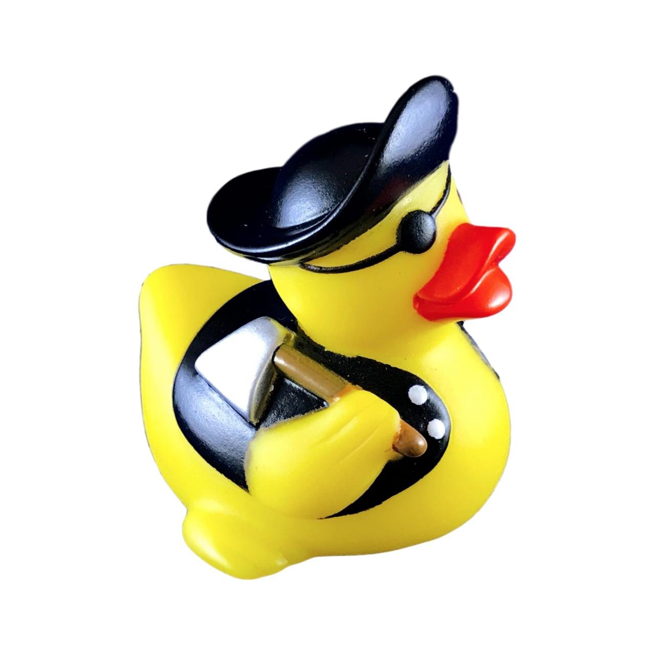 3" Pirate Rubber Duck [Sealed Hole, No Mildew] - Baby Safe Bathtub Bathing Toy