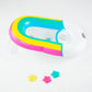 BigMouth Inc Rainbow Toss Game, Inflatable Pool Cornhole, Summer Water Game for Kids & Adults, Poolside Fun Water Toys