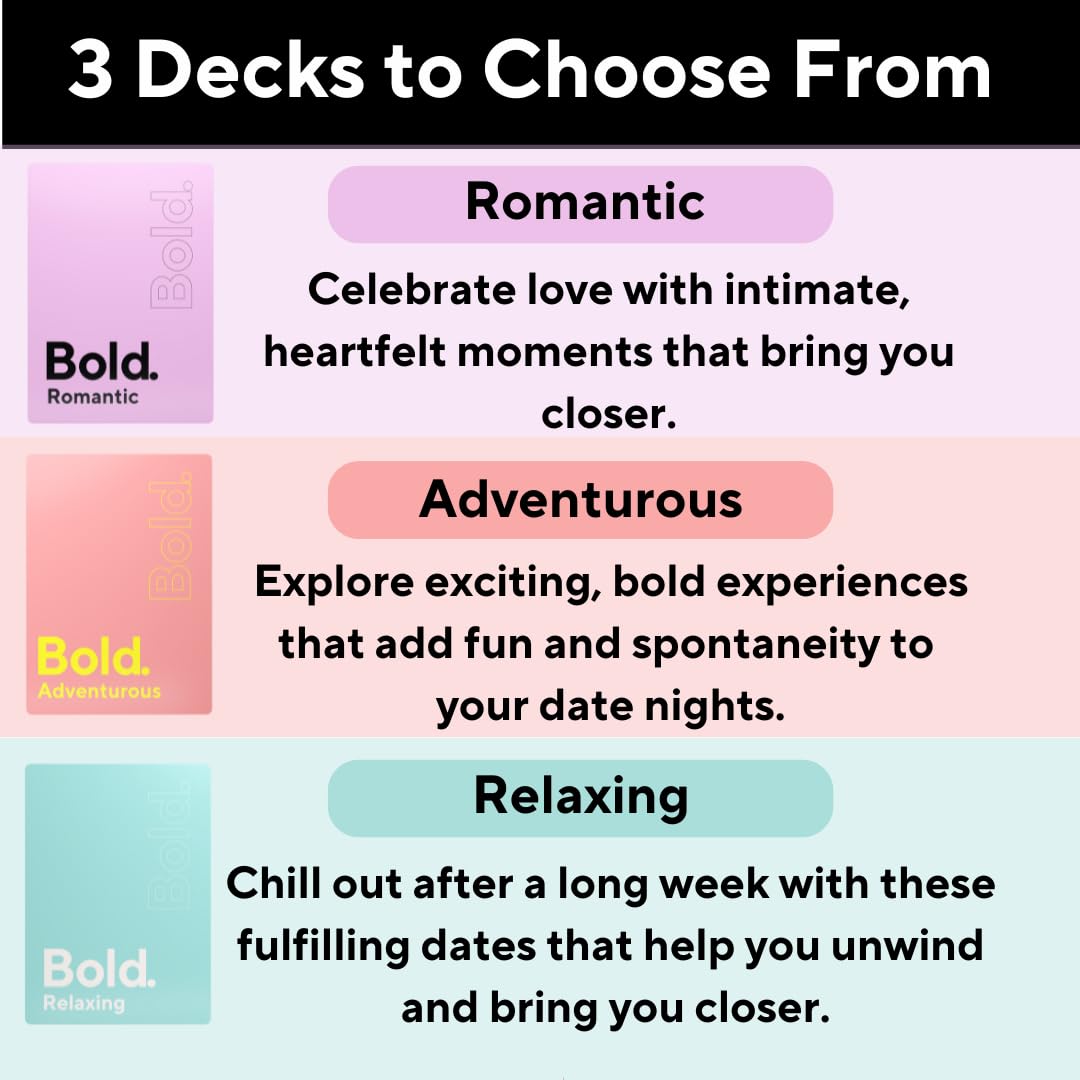 Bold. 100 Scratch Off Date Night Ideas Cards - Romantic Couple Gifts - Fun Date Ideas for Him/Her/Boyfriend/Girlfriend - Cool for Couples - Perfect