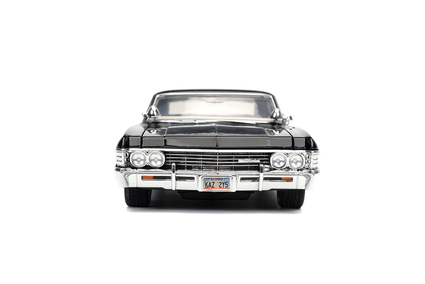 Jada Supernatural 1:24 1967 Chevy Impala Die-cast Car w/Dean Winchester Die-cast Figure, Toys for Kids and Adults