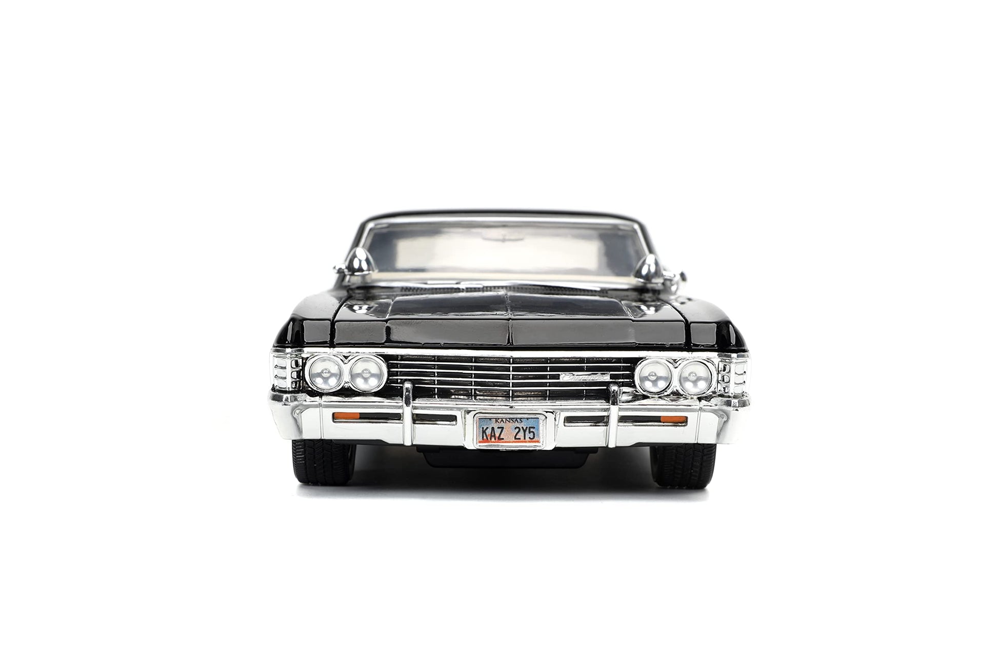 Jada Supernatural 1:24 1967 Chevy Impala Die-cast Car w/Dean Winchester Die-cast Figure, Toys for Kids and Adults