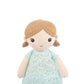 Linzy Toys, Soft Plush Mint Blue Emily Rag Doll, 15"