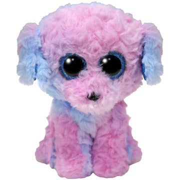 Ty Beanie Boos - Poodle Flora with Big Bright Blue Eyes, The Plush with Big Bright Eyes - 15 cm - T37389