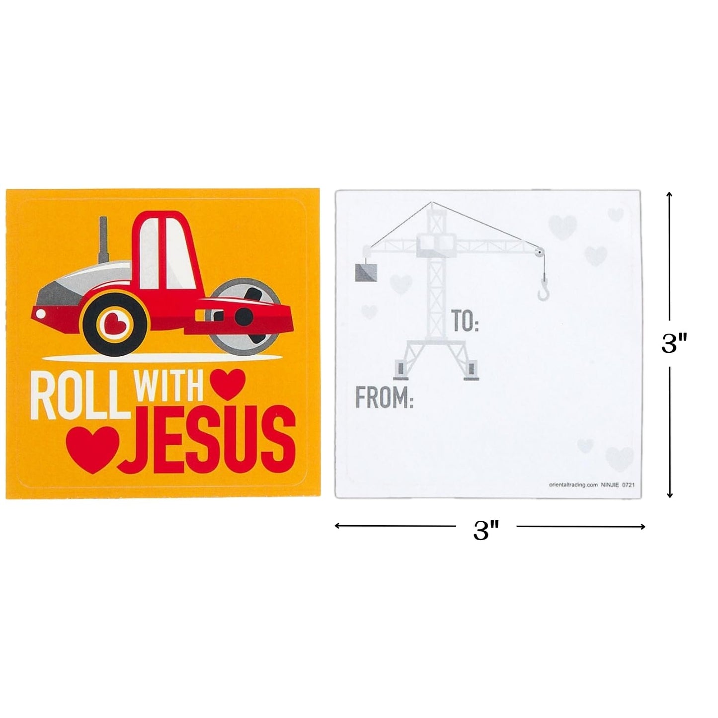 Religious Truck Valentine’s Day Sticker Exchange for 24