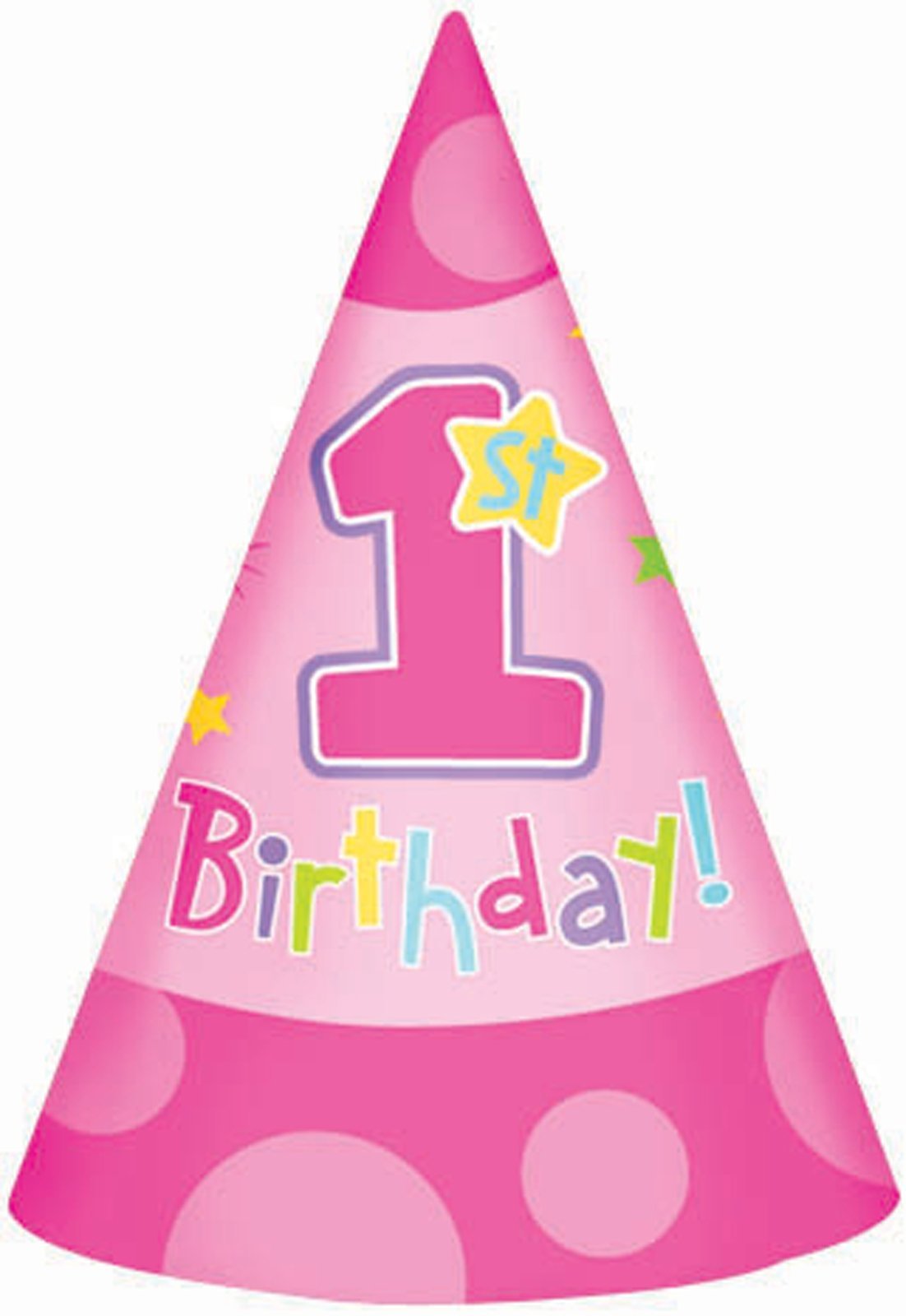amscan Hugs & Stitches Girl Party Hats - Party Supplies