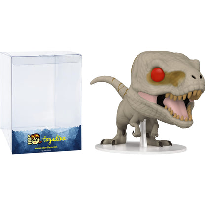 Funko Atrociraptor [Ghost]: P o p ! Movies Vinyl Figurine Bundle with 1 Compatible 'ToysDiva' Graphic Protector (1205-55289 - B)