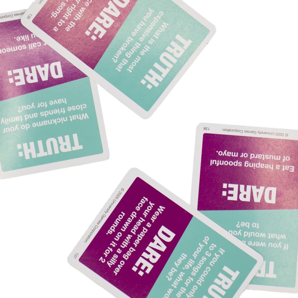 University Games | Truth or Dare Party Card Game, for 2 to 6 Players Ages 12 and Up