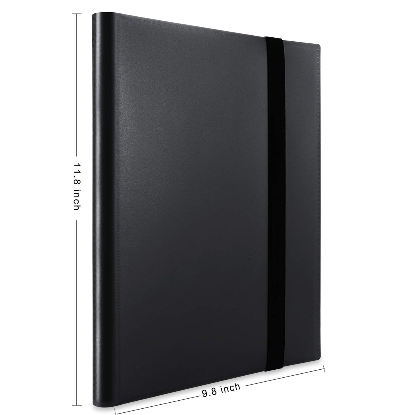AITIME 360 Pockets Trading Card Binder, Side Loading Album,Black